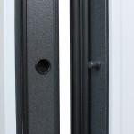 Входная дверь - АСД "Titanium" с окном и английской решеткой (терморазрыв 3к)