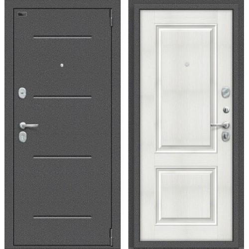Входная дверь - Porta S 104.К32 Антик Серебро/Bianco Veralinga