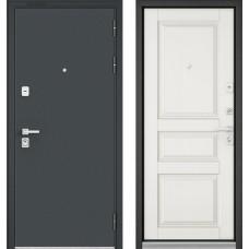 Входная дверь - Бульдорс PREMIUM 90  Черный шелк /Дуб Белый матовый 9РD-2  88R