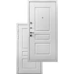 Входная дверь - Белая дверь Ратибор Сноу 3К Силк сноу