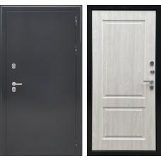 Входная дверь - Ратибор Термоблок 3К  Черное серебро/Сосна белая
