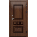 Входная дверь - Аура - СБ-1 (ст. белое, 16мм, венге)