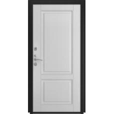 Входная дверь - Аура - L-5 (16мм, белая эмаль)