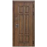 Входная дверь - Квадро - ФЛ-659 (12мм, nussbaum+черная патина винорит)