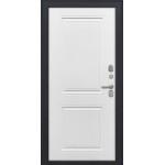 Входная дверь - Квадро - ФЛ-677 (10мм, белый матовый)