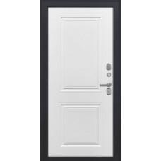 Входная дверь - Модель L-46 - ФЛ-677 (10мм, белый матовый)