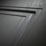 Входная дверь - Брайтон графит Гладкая панель Силк жасмин