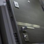 Входная дверь - Неаполь Гладкая панель Силк жасмин