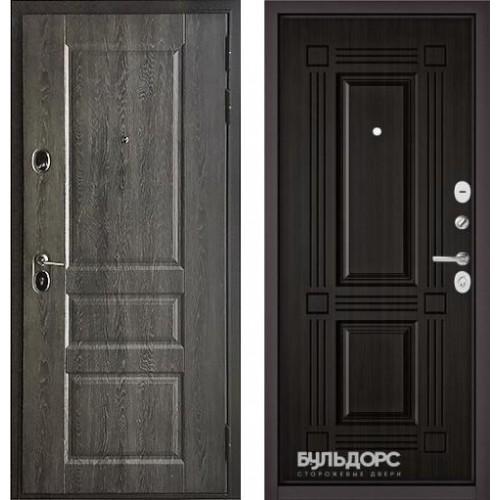 Входная дверь - Бульдорс STANDART 90(РР Дуб графит 9SD-2/Ларче темный 9S-104)