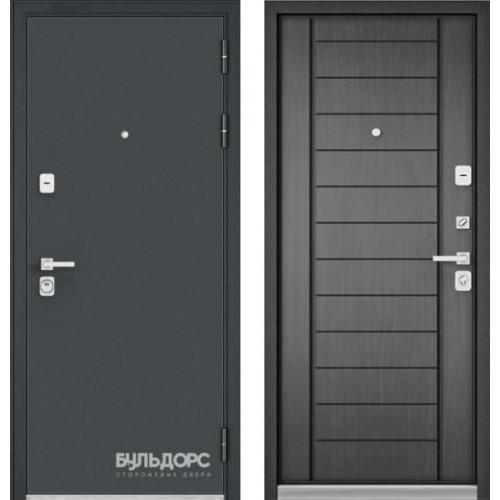 Входная дверь - PREMIUM 90 Черный шелк /Дуб серый 9Р-137