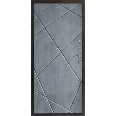 Входная дверь Спарта дуб / бетон светлый (TD21)
